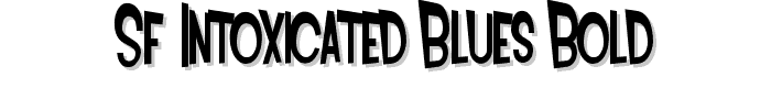 SF Intoxicated Blues Bold font